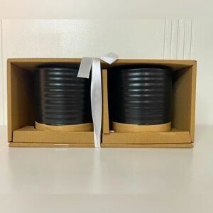 Mod Ceramic Planter Set NWT